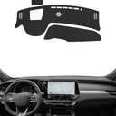 BIBLOZ Dash Cover for Lexus RX RX 350/ RX 350h/ RX 450h+/ RX 500h 2023 2024 2025 Accessories Black Flannel Dashboard Cover Mat Car Dashboard UV Sun