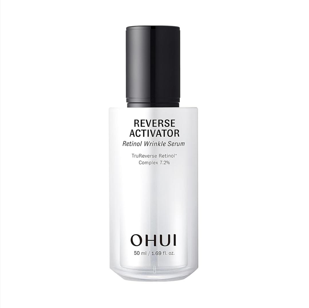 O HUI Reverse Activator Retinol Fine Wrinkle Serum | Korean Skin Care | Comfortable Retinol Serum for Face | Minimal to no irritation | Peptide | Fine Lines & Wrinkles Visibly Reduced by 45%*