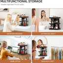Makeup Organizer 360 Rotating Acrylic Clear Organizador De Perfumes, 7 Layers Large Makeup Organizers and Storage, Perfume Organizer for Vanity, Dresser (Plus Size Clear)