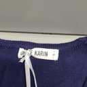 GRACE KARIN Womens Lightweight Summer Cardigan 3/4 Sleeve Cropped Cardigan Dressy Zip Up Sweaters Jacket Clothes (Small, Navy Blue)