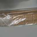 LazBlinds No Tools No Drill Cordless Bamboo Roman Shades, Light Filtering Window Treatment, Roll Up Bamboo Blinds for Windows 26'' W x 48'' H, Brown