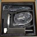 KENES Single Handle Bathroom Sink Faucet, Brushed Nickel Vanity Faucet for Bathroom Sink, with Pop Up Drain Stopper & Water Supply Lines LJ-9031 (Short)