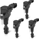 Set of 4 Ignition Coil Pack 2.4L Compatible with Chevy Equinox Cobalt HHR Malibu, Buick LaCrosse Regal Verano, GMC Terrain, Saturn Aura Ion Sky, Pontiac G5 G6 Solstice Replace UF491 C1552