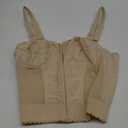 Exquisite Form 5107530 FULLY Slimming Wireless Back & Posture Support Longline Bra with Front Closure (34B, Beige)