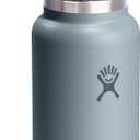 Hydro Flask Water Bottle - Insulated Stainless Steel - Wide Mouth Flex Chug Lid, Non Spill, Leakproof in 32 Oz Shale Gray