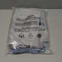 Blue Marble Sheer Curtains 84 Inch Length 2 Panels Set for Living Room/Bedroom, Blue Grey Stripes Marble Texture Nature Tone Semi Curtain Sheers Drapes Rod Pocket Curtains Window Treatment Set