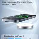 NewQ Magnetic Wireless Charging Pad, Certified 15W Wireless Charger Mag-Safe Compatible with iPhone 17/16/15/14/13/12 Series (2PCS Wireless Charger)