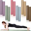 Timgle 12 Pack Yoga Mat Bulk, 4mm Thick Extra Long Sports Mat Anti Slip Tear Resistant Yoga Exercise Set for Fitness Stretching Home Workout Gym and Studio (68" X 24", Light Color)