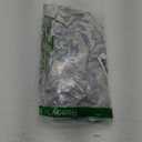 jinchan Linen Kitchen Curtains Floral Printed Tier Curtains 24 Inch Length Farmhouse Cafe Drapes for Small Windows Tie Top Botanic for Country Laundry Room Bathroom RV 2 Panels 2 Panels Blue on Beige