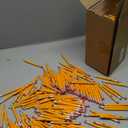 S & E TEACHER'S EDITION 600PCS 4'' Golf Pencils Pre-sharpened, Break-Resistant Lead No. 2 Half Pencils with Eraser Tops, 2 HB pencil, Back to school, 600/Box.