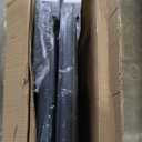 WeCooper Zero Gravity Rocking Chair, Patio Chaise for Indoor and Outdoor, Wavy Lounge Chair for Yard and Patio, Removable Headrest, Black and Grey, Twin Pack