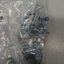 Jetec 6 Pieces Mini Blind Brackets for Window Blinds, with Screws (1.38 x 1.18 Inches)