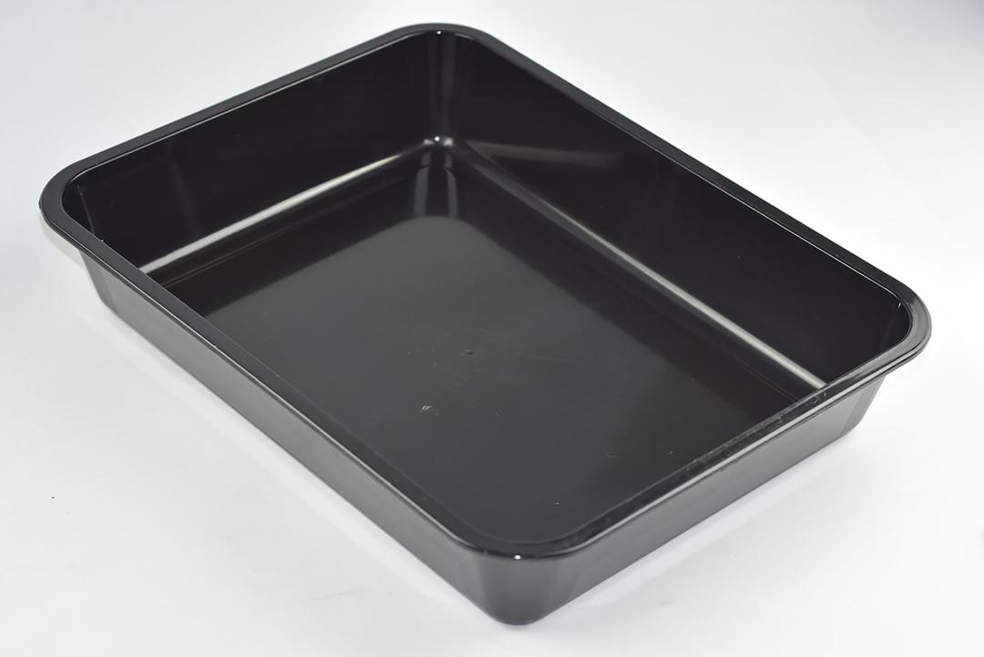 Black Metal High-Sided Oven Dish (13.5 x 9In.)