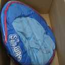 SwimWays Spring Float Premium Recliner Pool Lounger, Inflatable Pool Floats Adult with Fast Inflation for Ages 15 & Up, Blue