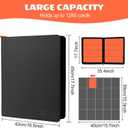 Premium 20-Pocket Sports Trading Card Binder with 100 Card Sleeves