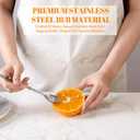 5 x Funny Gifts for GrandmaChristmas Grandma Gifts,Grandmas Fruit SpoonBirthday Gifts for GrandmotherPresents for Grandparents from Grandkids,Unique Serrated Grapefruit Spoon with Bakelite Handle