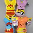 5 x Peeps Plush Backpack Clips 4"