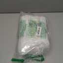 Lecloud Extra Long White Shower Curtain Set 72x96 Inches, Fabric Modern Farmhouse Chic Textured Tufted Plaid Striped Minimalist Cute Hotel Tall Bathroom Curtain