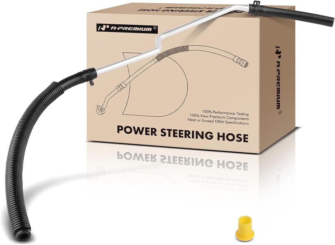 A-Premium Power Steering Return Hose Line Assembly Compatible with Ford F-150 1997-2003, F-150 Heritage 2004, F-250 1997-1999, Expedition & Lincoln Navigator, 4.2L 4.6L 4.9L 5.4L, Cooler To Reservoir