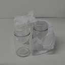 Glass Jar wth Glass Lid, Pack of 3
