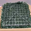 Artificial Grass Wall Panels Backdrop,10"x 10"(12Pcs) Faux Boxwood Panels for Outdoor Indoor Green Wall Decor,Party Wedding Garden Fence Decorations