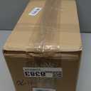 Set of 2 Industrial Table Lamps with USB C+A Ports and Outlet, Fully Stepless Dimmable Bedside Lamps for Bedrooms, Nightstand Desk Lamp with Glass Shade for Reading Living Room Office (Bulbs Included)