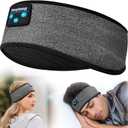 Perytong Sleep Headphones Wireless, Bluetooth Sports Headband Headphones with Ultra-Thin HD Stereo Speakers Perfect for Sleeping, Workout, Jogging, Yoga, Insomnia, Air Travel, Meditation (BlackGrey)