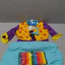 Fun Shack Clown Costume for Women, Colorful Circus Dress, Carnival Outfit (Small)