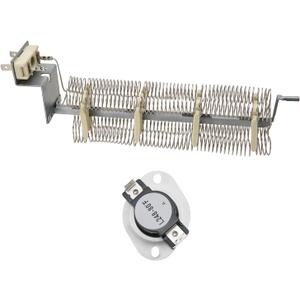 Dryer Heating Element and L248-80 High Limit Thermostat by SupHomie - Compatible with Maytag PYE2300AYW, Maytag PYET344AYW, Maytag PYET244AYW, Admiral ADE7000AYW