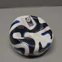 adidas Unisex-Adult Women's World Cup Training Ball (3, White/Collegiate Navy/Bright Blue/Silver Metallic)
