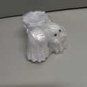 3 x Halloween Ghost Figurine - 3.15IN Funny Finger Ghost, Cute & Spooky Halloween Decor for Desktop, Indoor Christmas Decorations & Home Decor Gift for Friends(White)