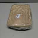 LOKASS Lunch Box for Women-Double Deck Insulated Adults Lunch Bag with Removable Shoulder Strap- Cute Wide Open Lunch Tote for Work/Office/Picnic/Beach/Travel (Brown)