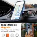 DEERLAMN Strong Magnetic Case for Samsung Galaxy S26 Ultra 6.9-Inch,[Compatible with Magsafe][Military Grade Drop Protection] Translucent Matte Shockproof Protective Phone Cover, Frosted Blue