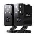 ieGeek Security Cameras Wireless Outdoor, Home Security Cameras Pan Rotating 180° Battery Powered WiFi Camera with 2K Color Night Vision, AI Motion Detection, 2-Way Audio, No Subscription,IP66,2-Pack