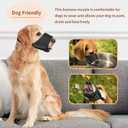 HEELE Dog Muzzle,Soft Nylon Muzzle Anti Biting Barking Chewing,Air Mesh Breathable Drinkable Adjustable Loop Pets Muzzle for Small Medium Large Dogs 4 Colors 4 Sizes (Black, L)