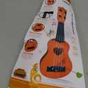 YEZI Classical Ukulele for Kids, Mini Toddler Guitar Toy with Pick, Educational Musical Instrument for Preschool Boys Girls, Early Learning Music Toy for Ages 3 4 5 6+ Years Old, Brown