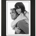 Malden 5x7 Picture Frame - Wide Real Wood Molding, Real Glass - Black