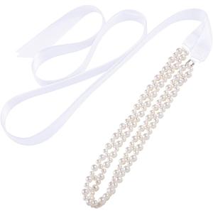 Pearl Belt Sash Brial Belt Wedding Pearl Belt,Pearl Sash for Flower Girls Wedding Dress Bride Bridesmaid Dresses