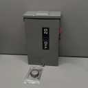 60 Amp Disconnect Switch 2 Pole 110/240V, Non-Fusible Safety Switch, Indoor&Outdoor NEMA 3R Heavy Duty, AC Disconnect Box, Rust and Corrosion Resistant