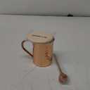 Gift Set Moscow Mule Mugs Set Of 4 16 oz Solid Cooper, 100% Pure Copper Cups Cylindrical Shape HANDCRAFTED, BONUS 4 Straws, 4 Wood Coasters, Stirring Spoon, And Shot Glass (Square) 