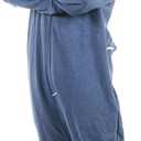 Forever Lazy Heavyweight Adult Onesies | One-Piece Pajama Jumpsuits for Men and Women | Unisex (Blue), Size XL