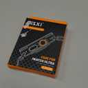 Misxi 2 Pack Hard PC Case Built in Tempered Glass Compatible with 49mm Apple Watch Ultra 3 (2025) / Ultra 2 / Ultra, Thin Protective Case with Screen Protector for iWatch, Shockproof Cover with Button, Black