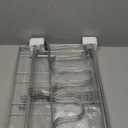 LYNK PROFESSIONAL Pull Out Pot Lid and Cookie Sheet Organizer Rack for Cabinet - Sliding Kitchen Organizers Pans, Lids, and Tray Storage - 14W x 21D, Extra-Large, Chrome