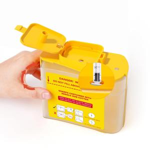 Needle Hub Cutter, Disposal Sharps Container for Cutting and Storege of Needle Hub L (M)