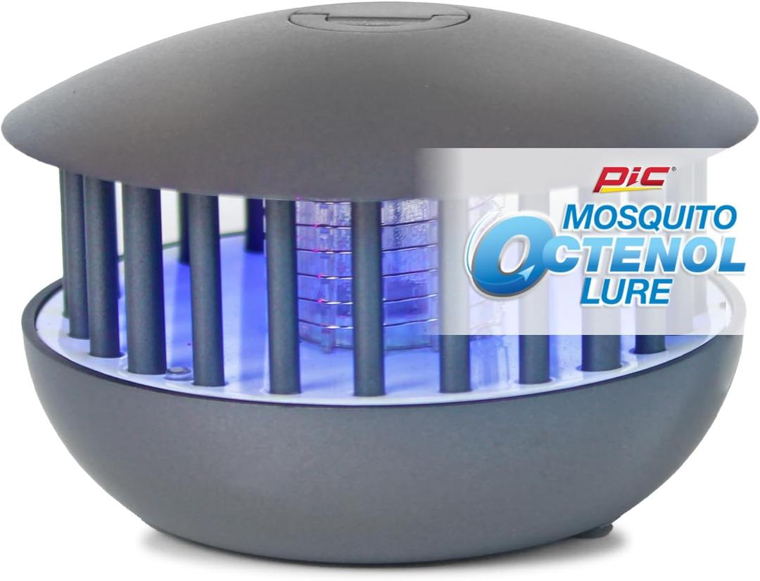 PIC PBZ 2-in-1 Portable Insect Zapper and Accent Light, Gray, one Size