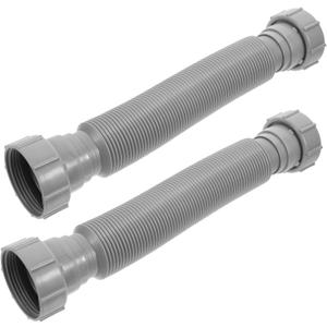 POPETPOP Pcs Expandable Shampoo Bowl Hose Flexible Sink Drain Extender for outside Plastic Extension