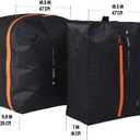 ABENCA Vacuum Storage Bags for Travel with Wireless Pump, Finder Tags, Compression Space Saver Bags, Reusable Vacuum Seal Packing Cube for Suitcases and Backpack.A