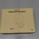 Trucker Bluetooth Headset, Wireless Headset with Mic, Bluetooth Headsets with Dual Noise Cancelling Microphone & Mute Button, 55Hrs Working Time PC Headsets for Cell Phones, Computer, Truck Driver (Black)