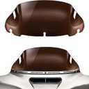 Brown 9 Inch Wave Windshield Windscreen
