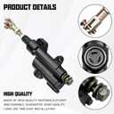LOCOPOW Rear Brake Master Cylinder for Chinese 50cc 70cc 90cc 110cc 125cc ATV Dirt Pit Bike Quad Taotao Baja BMS Roketa Xpro Apollo SSR Pitster Piranha Sunl NST Kazuma